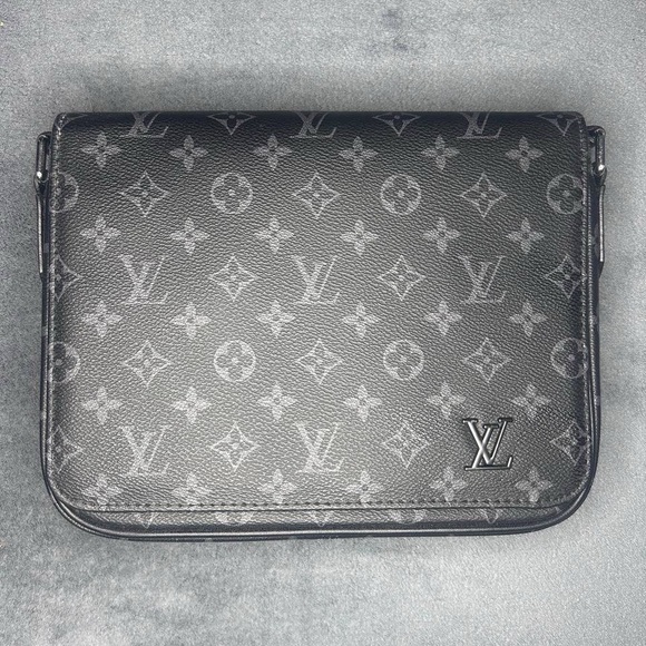 Louis Vuitton Gray Monogram Messenger Bag - Picture 1 of 7